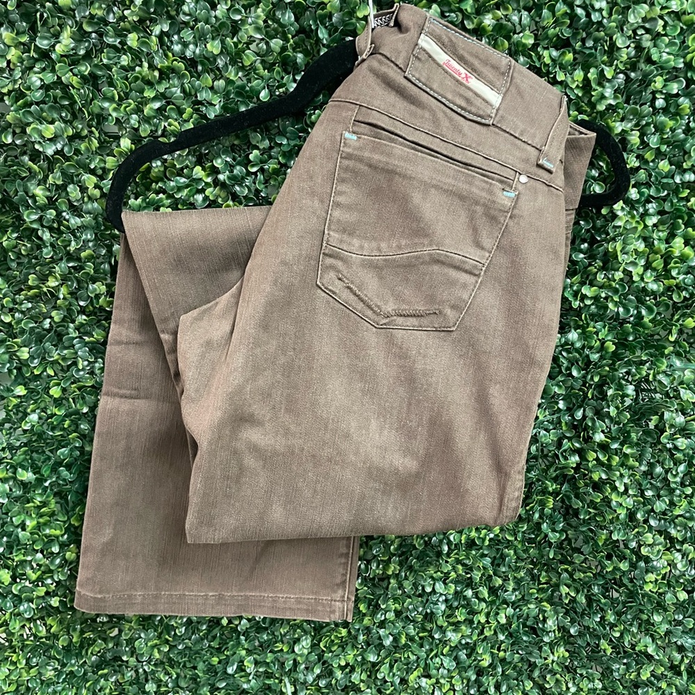 Wrangler Brown 7/8 Cropped Jeans Women’s Casual Denim Pants